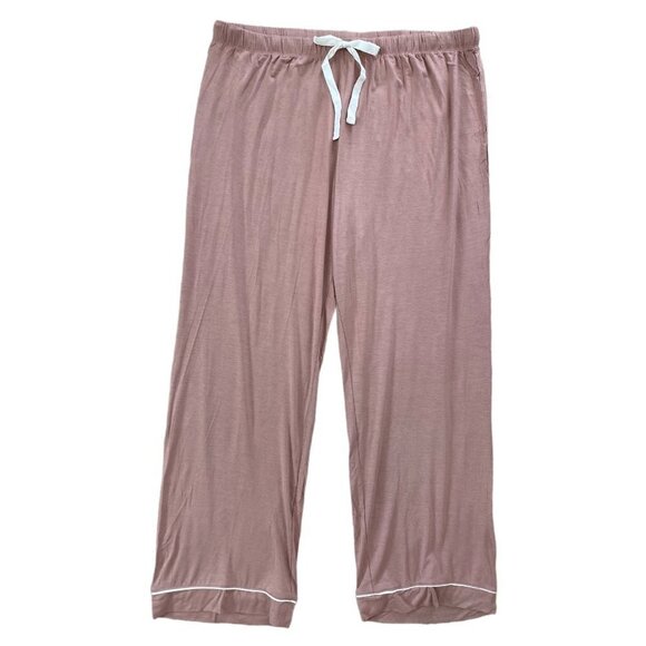 Stars Above Womens Mauve Pink Long Sleeve Top and Pants Pajama Set 1X 2X or 3X - Picture 4 of 11